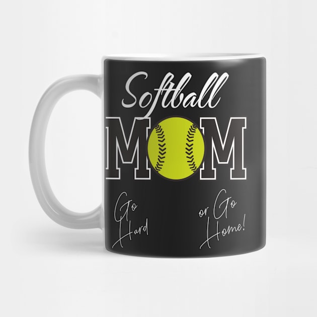 Softball Mom by Novelty-art